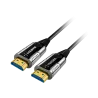 Cable HDMI de fibra óptica - Conectores HDMI tipo A macho - Soporte 4K@60 Hz - 50 m - Cable no es reversible - Color...