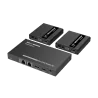 Splitter-Extensor HDMI 1x2 - 1 transmisor / 2 receptores - Resolución hasta 4K@30Hz - Alcance hasta 70m - Sobre cable...