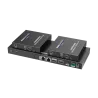 Splitter-Extensor HDMI 1x2 - 1 transmisor / 2 receptores - Resolución hasta 4K@60Hz - Alcance hasta 70m - Sobre cable...