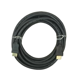 Cable HDMI - Conectores HDMI tipo A macho - Alta velocidad - 5 m - Color negro - Conectores anticorrosión