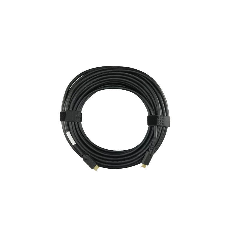 Cable HDMI - Conectores HDMI tipo A macho - Amplificado y apantallado - 25 m - Color negro - Conectores anticorrosión
