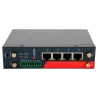 Hongdian Router Industrial 4G - 4G Cat 4 - 4 puertos PoE+ Ethernet RJ45 10/100/1000 - Ranura tarjeta SIM 4G/3G - Pue...