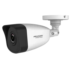 Cámara Bullet IP Hikvision - Gama HiWatch - 4 MP | Lente 2.8 mm - IR 30 m | DWDR - PoE | H.265+ | IP67 - WEB, Softwa...