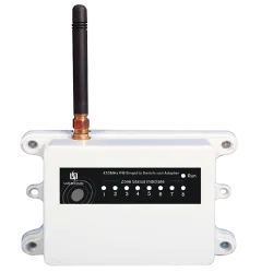 Receptor de barreras solares infrarrojas - 2 entradas inalámbricas - 2 salidas cableadas - Hasta 6 dispositivos por e...