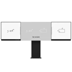 Compatible con interactiva IB-TE-YL-75E2 - Pizarra lateral izquierda para rotulador - Pizarra lateral derecha para r...