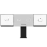 Compatible con interactiva IB-TE-YL-75E2 - Pizarra lateral izquierda para rotulador - Pizarra lateral derecha para r...