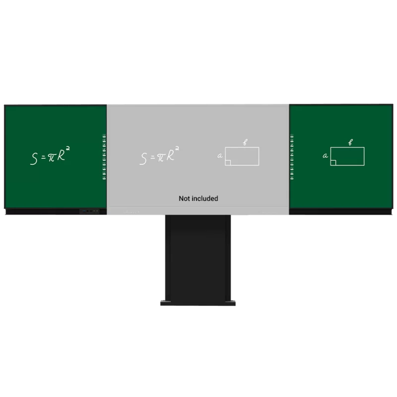 Compatible con interactiva IB-TE-YL-86E2 - Pizarra lateral izquierda para tiza - Pizarra lateral derecha para tiza ...