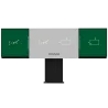 Compatible con interactiva IB-TE-YL-86E2 - Pizarra lateral izquierda para tiza - Pizarra lateral derecha para tiza ...