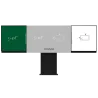 Compatible con interactiva IB-TE-YL-86E2 - Pizarra lateral izquierda para tiza - Pizarra lateral derecha para rotul...