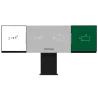 Compatible con interactiva IB-TE-YL-86E2 - Pizarra lateral izquierda para rotulador - Pizarra lateral derecha para t...