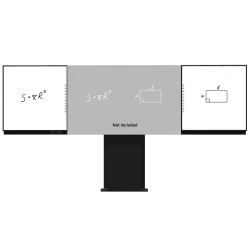 Compatible con interactiva IB-TE-YL-86E2 - Pizarra lateral izquierda para rotulador - Pizarra lateral derecha para r...