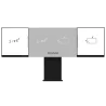 Compatible con interactiva IB-TE-YL-86E2 - Pizarra lateral izquierda para rotulador - Pizarra lateral derecha para r...