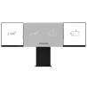 Compatible con interactiva IB-TE-YL-86E2 - Pizarra lateral izquierda para rotulador - Pizarra lateral derecha para r...