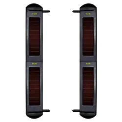 Detector de barrera solar por infrarrojos - Completamente inalámbrica | 4 haces - Alcance de señal hasta 1000m - Alca...