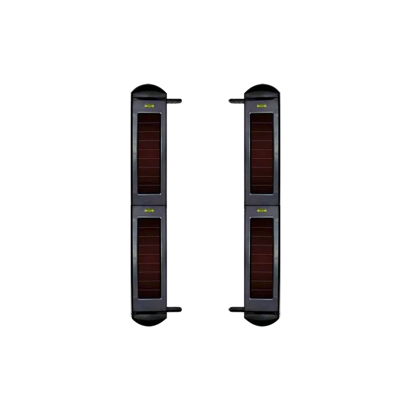 Detector de barrera solar por infrarrojos - Completamente inalámbrica | 4 haces - Alcance de señal hasta 1000m - Alca...