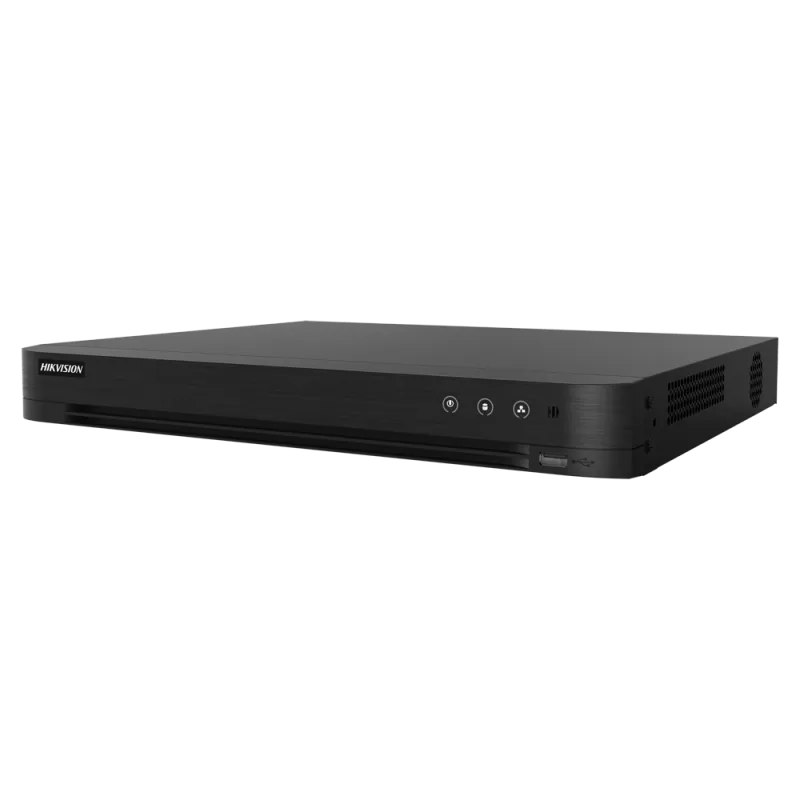 Hikvision DVR 5n1 gama CORE - 16 CH HDTVI / HDCVI / AHD / CVBS - Hasta 32 canales IP - Salida HDMI 4K y VGA - 4CH Red...