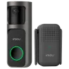 Doorbell WiFi a bateria Imou 3 Megapixel 2K - Batería 5000 mAh - Lente 2.3 mm / IR 5m - Detección de humanos por PIR ...