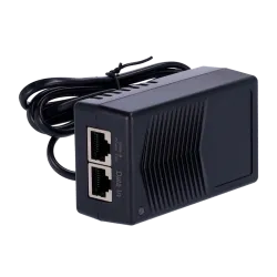 Inyector PoE - Entrada/Salida RJ45 10/100 Mbps - Potencia 15 W - Distancia máxima 100 m - Velocidad 100M - Estabiliza...