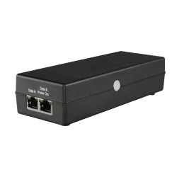 Inyector PoE - Entrada/Salida RJ45 10/100/1000 Mbps - Potencia 30 W - Distancia máxima 100 m - PoE/PoE+ IEEE802.3af/a...