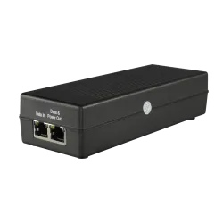 Inyector PoE - Entrada/Salida RJ45 10/100/1000 Mbps - Potencia 30 W - Distancia máxima 100 m - PoE/PoE+ IEEE802.3af/a...