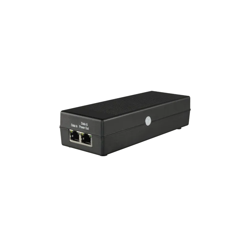 Inyector PoE - Entrada/Salida RJ45 10/100/1000 Mbps - Potencia 30 W - Distancia máxima 100 m - PoE/PoE+ IEEE802.3af/a...