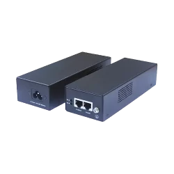 Inyector PoE - Entrada/Salida RJ45 10/100/1000 Mbps - Potencia 90 W - Distancia máxima 100 m - PoE/PoE+/Hi-PoE IEEE80...