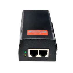 Inyector PoE - Entrada/Salida RJ45 10/100/1000 Mbps - Potencia 90 W - Distancia máxima 100 m - PoE/PoE+/Hi-PoE IEEE80...