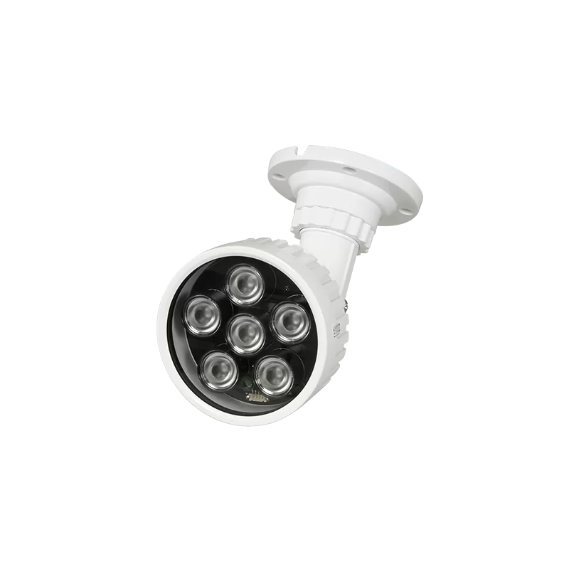 Foco infrarrojo de alcance 100m - Iluminación por LEDs - 850nm, 60° de apertura - 6 leds Ø10 - Incluye célula de foto... Foco infrarrojo de alcance 100m - Iluminación por LEDs - 850nm, 60° de apertura - 6 leds Ø10 - Incluye célula de foto...