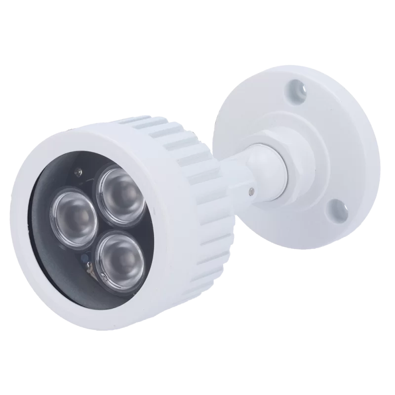 Foco infrarrojo de alcance 50m - Iluminación por LEDs - 60° de apertura - 3 leds Ø10 - Incluye célula de fotocontrol ... Foco infrarrojo de alcance 50m - Iluminación por LEDs - 60° de apertura - 3 leds Ø10 - Incluye célula de fotocontrol ...