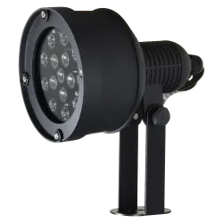 Foco infrarrojo de alcance 180m - Iluminación por LEDs - 850nm, 40° de apertura - 6 leds Ø10 - Incluye célula de foto...
