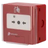 Pulsador analógico Jade Bird - Tapa de protección incluída - Indicador luminoso y visual de activación - Contacto sec...