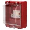 Caja de protección para pulsador Jade Bird - Carcasa superior transparente - Grado de protección IP66