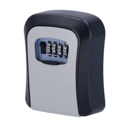 Caja de seguridad para llaves - Apertura con código de 4 dígitos - Instalación sobre pared - Medidas: 115 (Al) x 95 (...