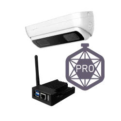 Kit para Control de aforo Multiestancia - Cámara IPCOUNT-3D-EXT-0280 - PC con software SF-COUNT-MULTIROOM - Múltiples...