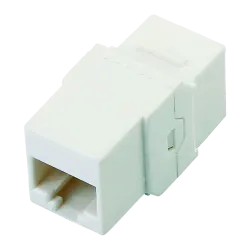 Conector - Empalme para cables UTP - Conector entrada RJ45 - Conector salida RJ45 - Compatible UTP categoría 5E - Baj...