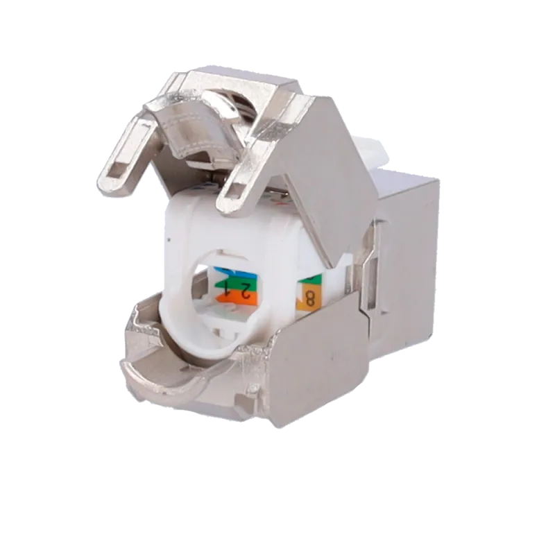 Conector para cables FTP - Conector salida RJ45 - Compatible FTP categoría 6 - Fácil instalación sin necesidad de her...