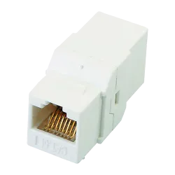 Conector - Empalme para cables UTP - Conector entrada RJ45 - Conector salida RJ45 - Compatible UTP categoría 6A - Baj...