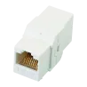 Conector - Empalme para cables UTP - Conector entrada RJ45 - Conector salida RJ45 - Compatible UTP categoría 6A - Baj...