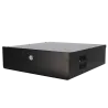 Caja metálica cerrada para DVR - Específico para CCTV - Para grabadores de hasta 2U rack - Cerradura de leva - Ventil...