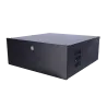 Caja metálica cerrada para DVR - Específico para CCTV - Para grabadores de hasta 4U rack - Cerradura de leva - Ventil...