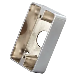 Caja para pulsador - Compatible con selección de producto - Instalación de superficie - Fabricado en aleación de zinc...