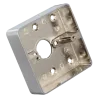 Caja para pulsador - Compatible con selección de producto - Instalación en superficie - Fabricado en aleación de zinc...