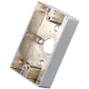 Caja para pulsador - Compatible con ISK-841D - Instalación de superficie - Fabricado en aleación de zinc - Resistente...