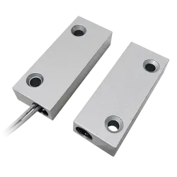 Contacto magnético - Apto para instalar en metal - Tecnología Reed Alta potencia - Sistema de conexión de 2 hilos - ...