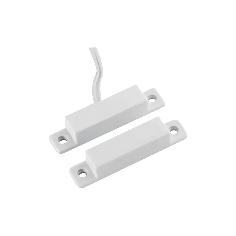 Contacto magnético - Apto para instalar en madera - Tecnología Reed - Sistema de conexión por 2 hilos - Resistencia a...