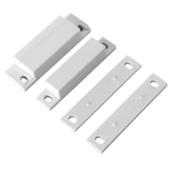 Contacto magnético - Apto para instalar en madera - Tecnología Reed - Sistema de conexión por terminal - Resistencia ...