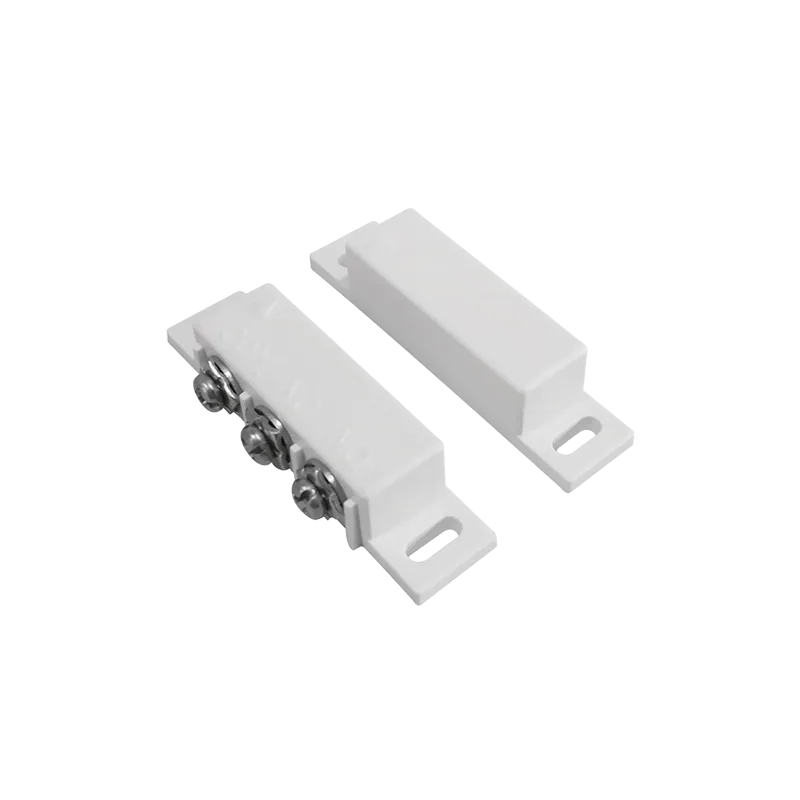 Contacto magnético - Apto para instalar en madera - Tecnología Reed - Sistema de conexión por terminal NC/NO - Resist...