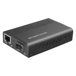 Conversor de medios - 1x Ethernet RJ45 - 1x SFP - Fast Ethernet - 10/100 Base-TX - Tamaño reducido