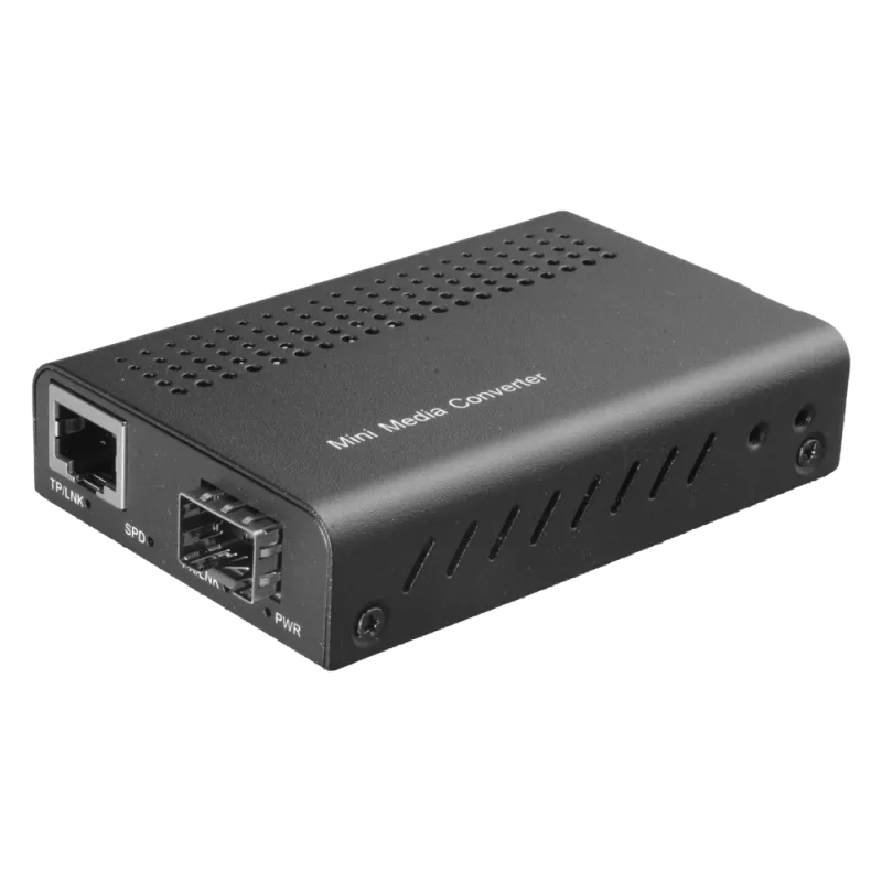 Conversor de medios - 1x Ethernet RJ45 - 1x SFP - Fast Ethernet - 10/100 Base-TX - Tamaño reducido