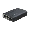 Conversor de medios - 2x Ethernet RJ45 - 1x SFP - Gigabit - 10/100/1000 Base-TX - Tamaño reducido